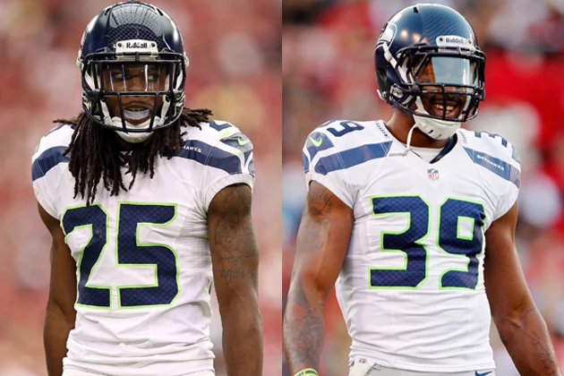 Richard Sherman and Brandon Browner Richard Sherman and Brandon Browner