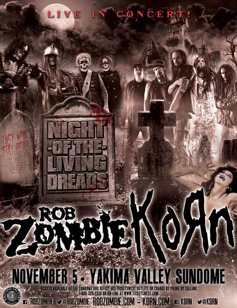 Korn and Rob Zombie - Night of the Living Dreads Tour Korn and Rob Zombie - Night of the Living Dreads Tour